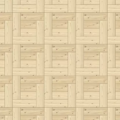 Паркетная доска Пазл Лиственница Белая (Puzzle Larch White)