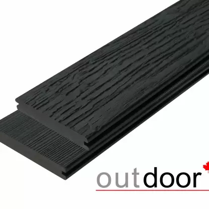 Террасная доска 3D полнотелая STORM/OLD WOOD BLACK черная