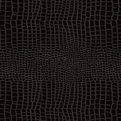 Кожаный пол Kroko Black