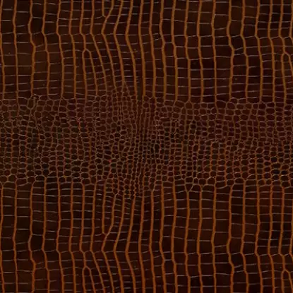 Кожаный пол Kroko Redbrown