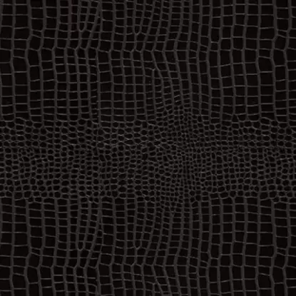 Кожаный пол Kroko Black замковый