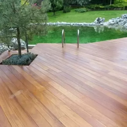 Террасная доска IROKO (Ироко) массив 120 мм