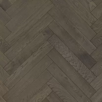 Паркетная доска Oak Herringbone BC Lava Grey
