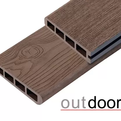 Террасная доска 3D STORM/OCEAN BROWN коричневая микс