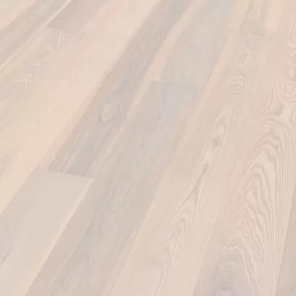 Паркетная доска Ash azure white